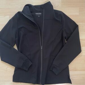Mandala Women's Black Utility Zip Jacket